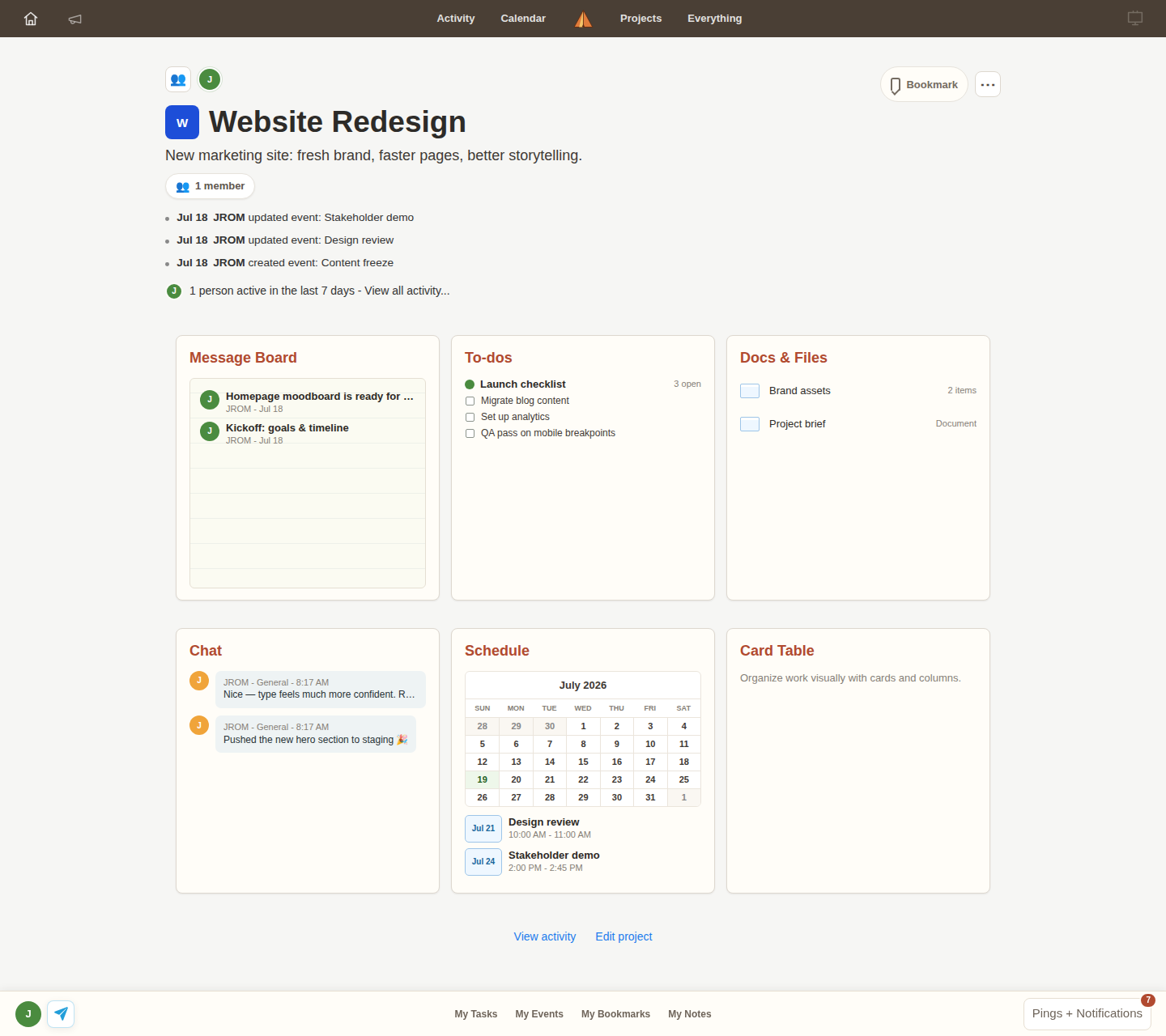 Lokal — your project workspace